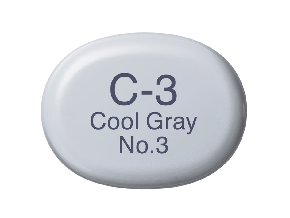 Copic Marker Sketch - C3 Cool Gray No.3