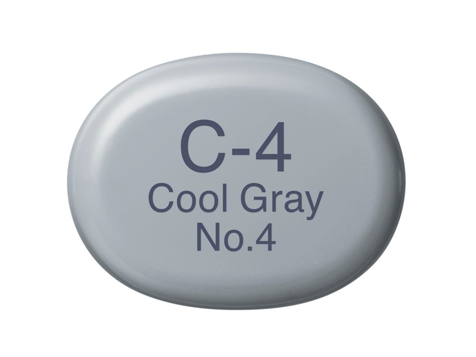 Copic Marker Sketch - C4 Cool Gray No.4