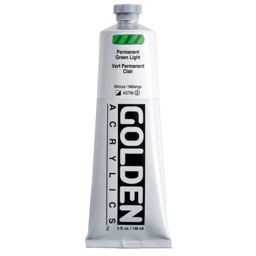 Golden Heavy Body Acrylic 148ml 1250-3 Permanent Green Light S4