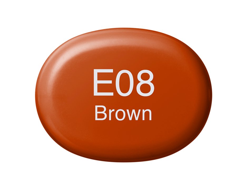 Copic Marker Sketch - E08 Brown