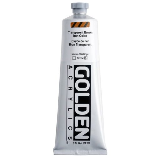 Golden Heavy Body Acrylic 148ml 1383-3 Transparent Brown Iron Oxide S3