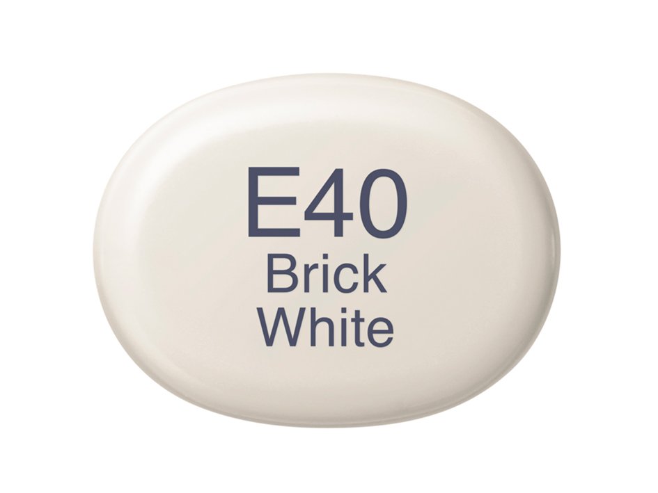 Copic Marker Sketch - E40 Brick White