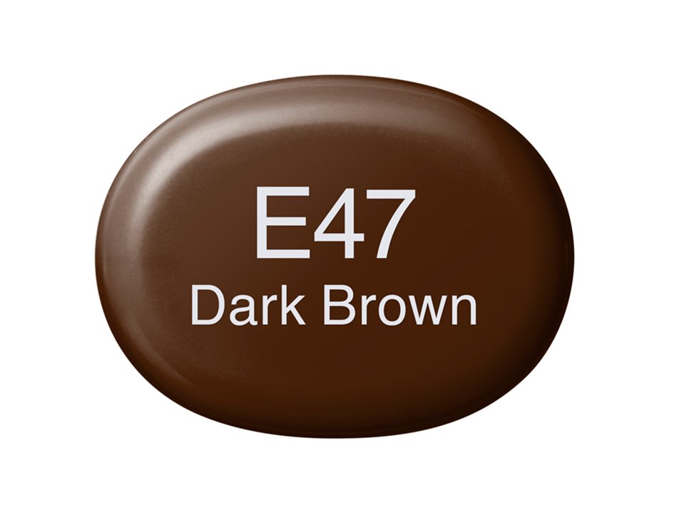 Copic Marker Sketch - E47 Dark Brown