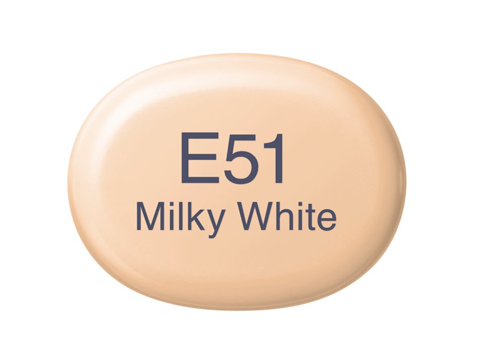 Copic Marker Sketch - E51 Milky White