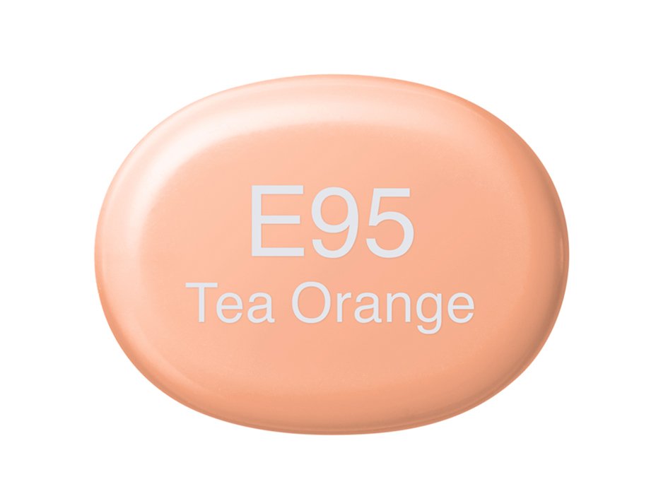 Copic Marker Sketch - E95 Tea Orange