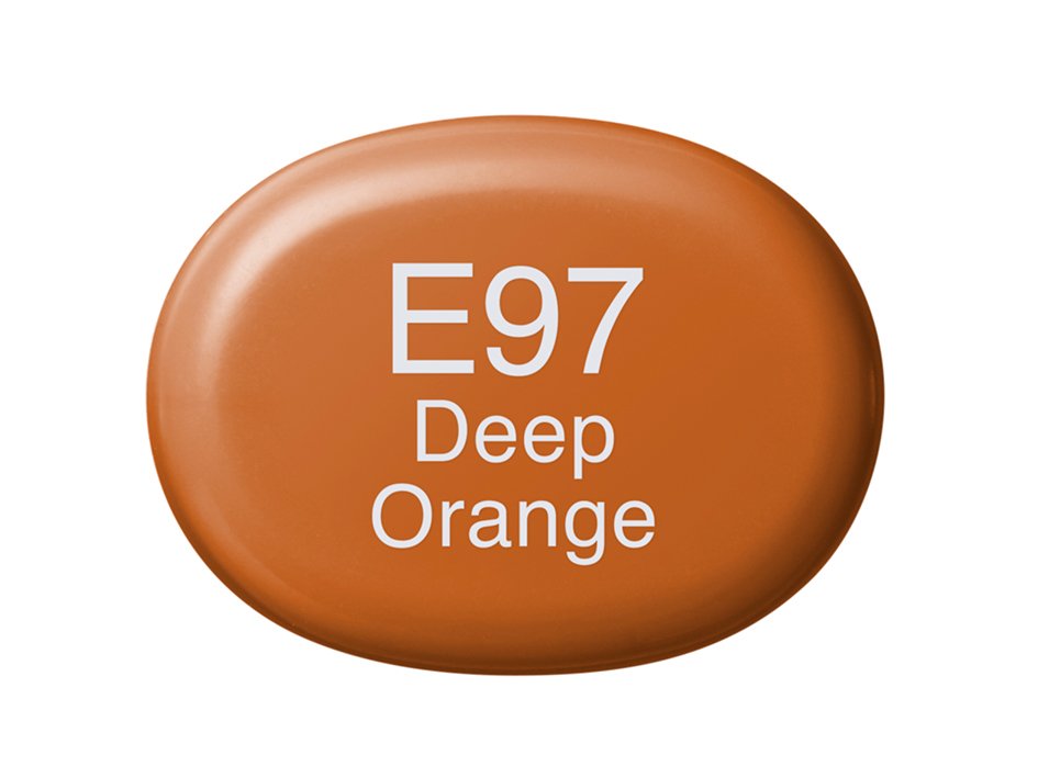 Copic Marker Sketch - E97 Deep Orange