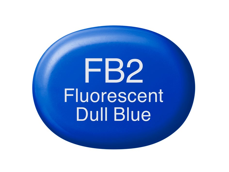 Copic Marker Sketch - FB2 Fluorescent Dull Blue