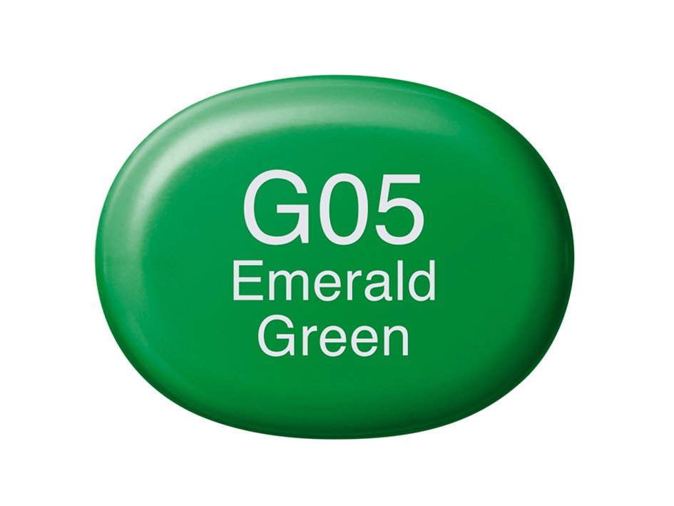 Copic Marker Sketch - G05 Emerald Green