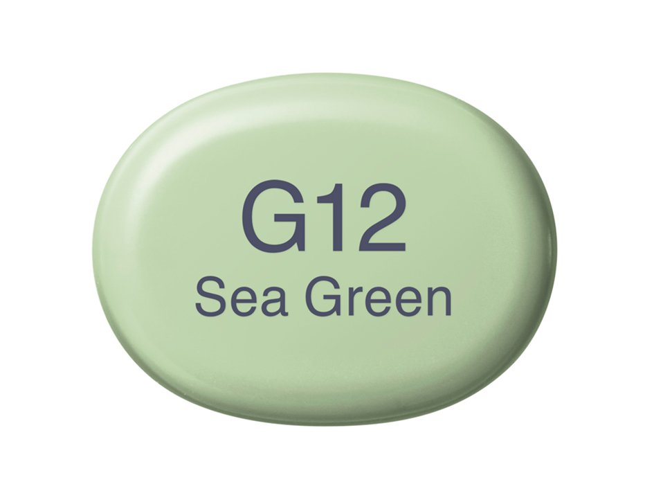 Copic Marker Sketch - G12 Sea Green
