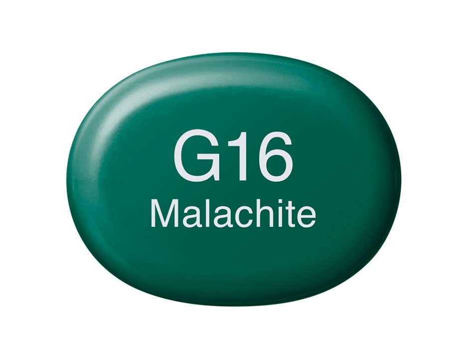 Copic Marker Sketch - G16 Malachite