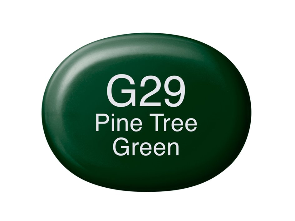 Copic Marker Sketch - G29 Pine Tree Green