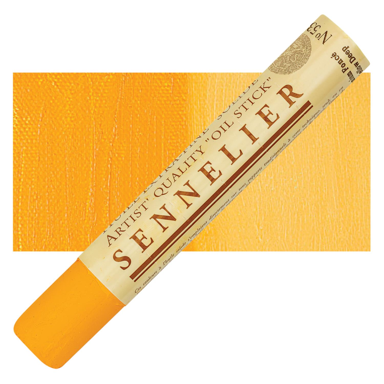 Sennelier Artist Oil Stick 38ml - 533 Cadmium Yellow Deep S3