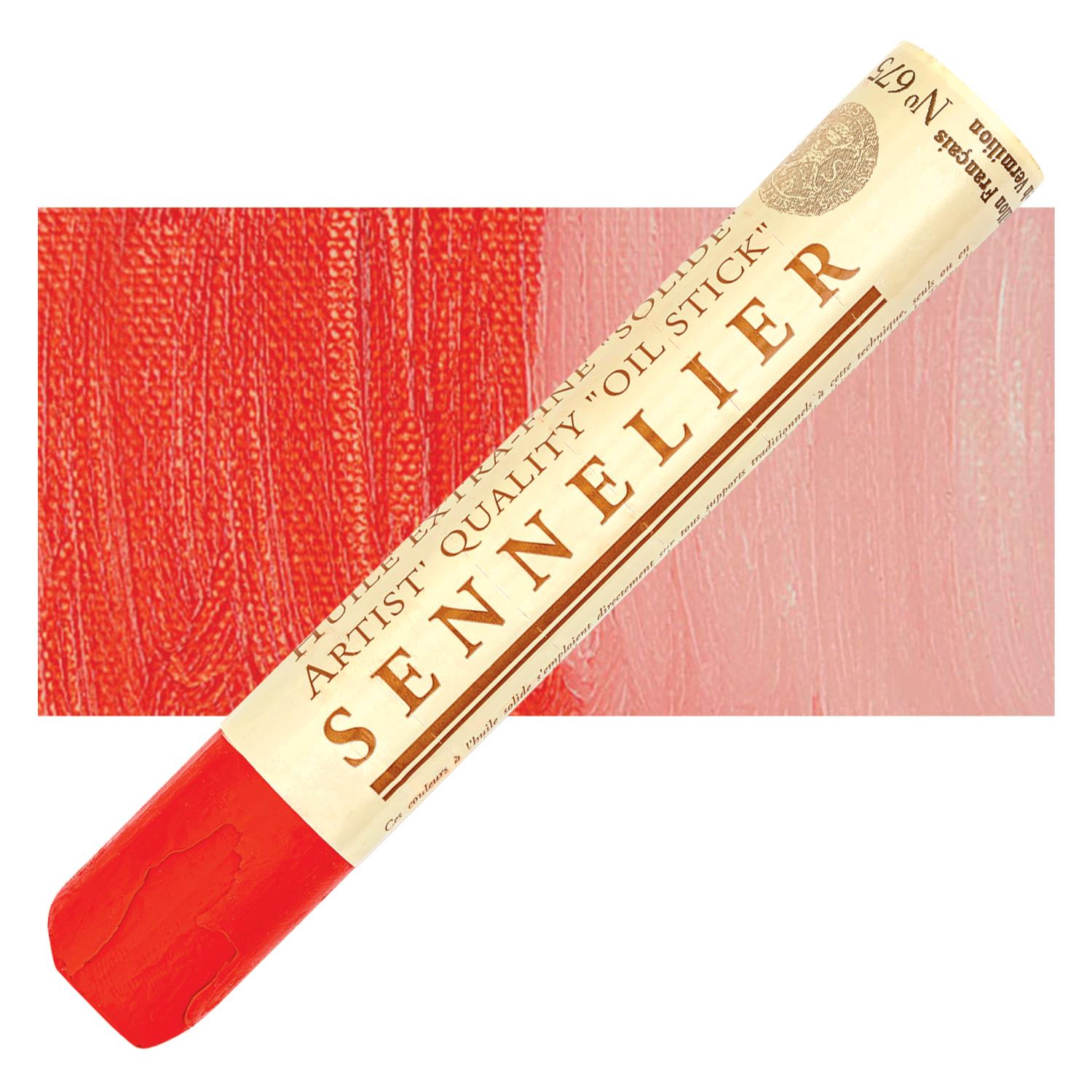 Sennelier Artist Oil Stick 38ml - 675 French Vermilion S1