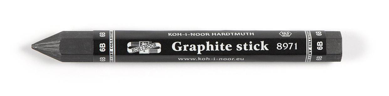 Koh-i-Noor Graphite stick 8971 6B