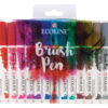 Talens Ecoline Brush Pen - Sett med 15 ass. farger