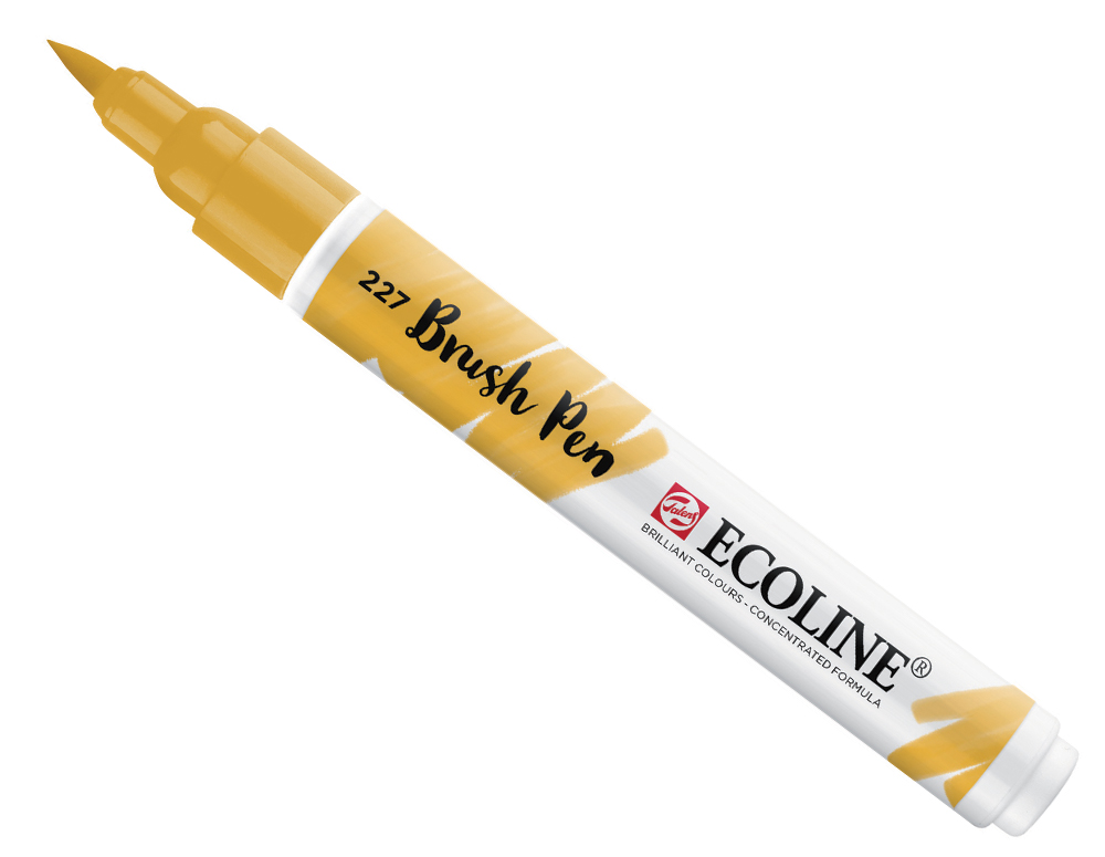 Talens Ecoline Brush Pen - 227 Yellow Ochre