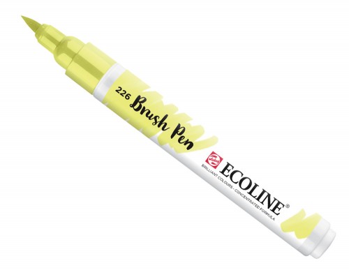 Talens Ecoline Brush Pen - 226 Pastel Yellow