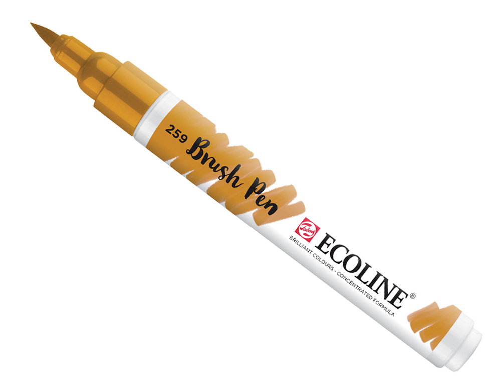Talens Ecoline Brush Pen - 259 Sand Yellow