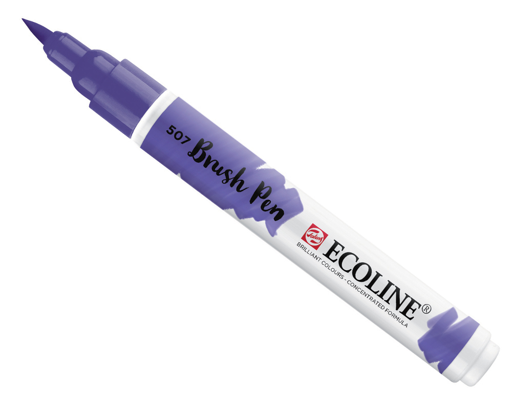 Talens Ecoline Brush Pen - 507 Ultramarine Violet