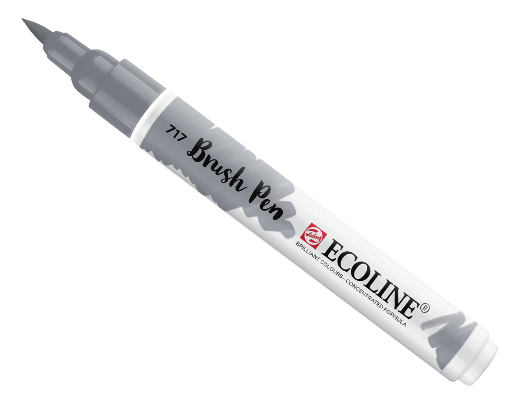 Talens Ecoline Brush Pen - 717 Cold Grey