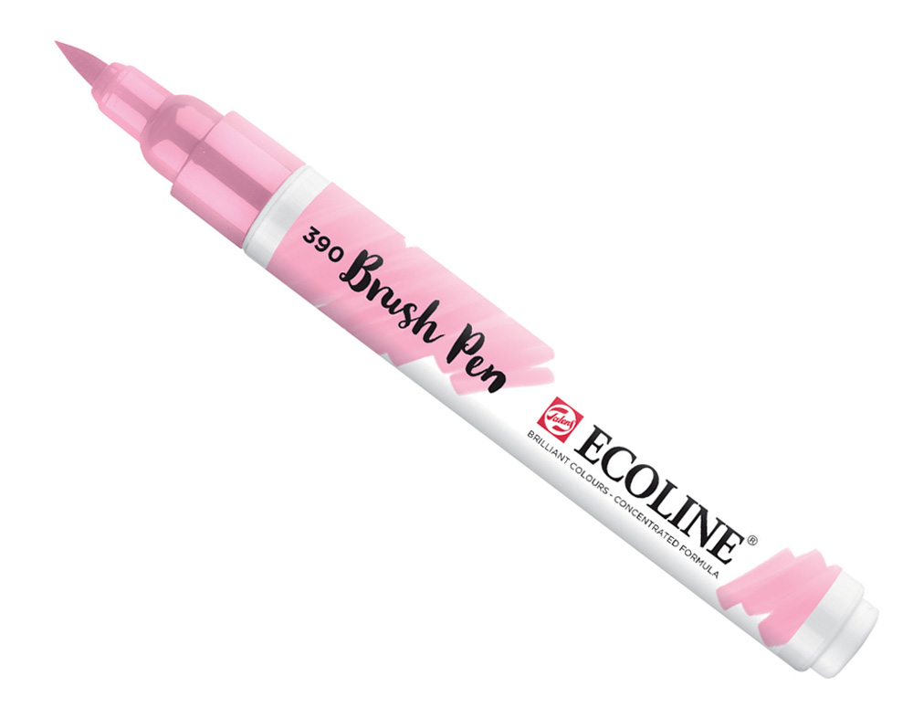 Talens Ecoline Brush Pen - 390 Pastel Rose