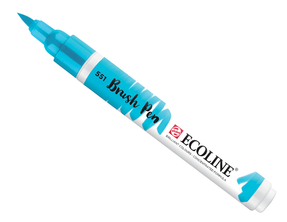 Talens Ecoline Brush Pen - 551 Sky Blue Light