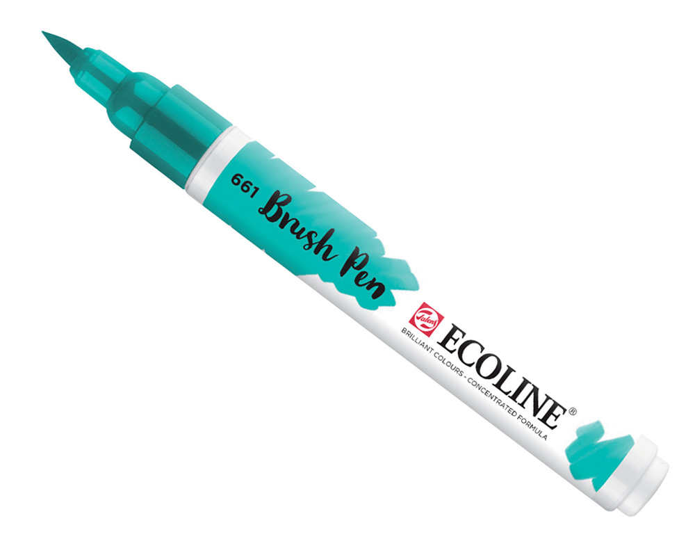Talens Ecoline Brush Pen - 661 Turquoise Green