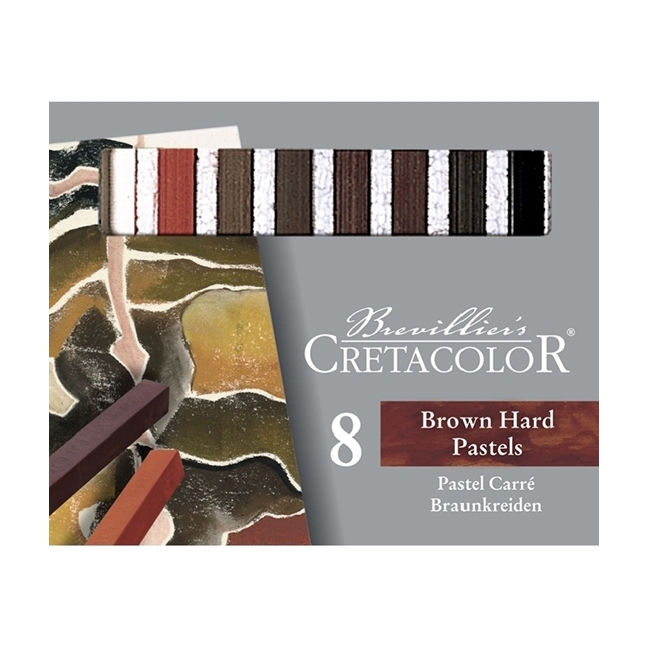 Cretacolor Pastel Carré Sticks 48408 Brunkritt 8 7x7