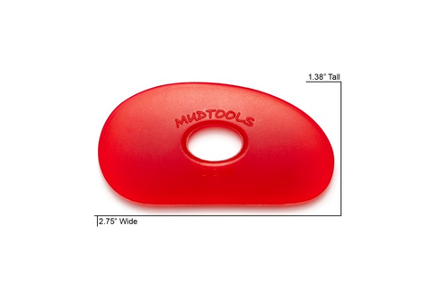 Mudtools Polymer Rib Red Shape 0 Extra soft
