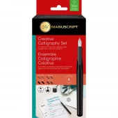 Manuscript Beginners Calligraphy Set 3 nibs Left handed