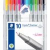 Staedtler Triplus Fineliner 0,3mm set 10 Colours