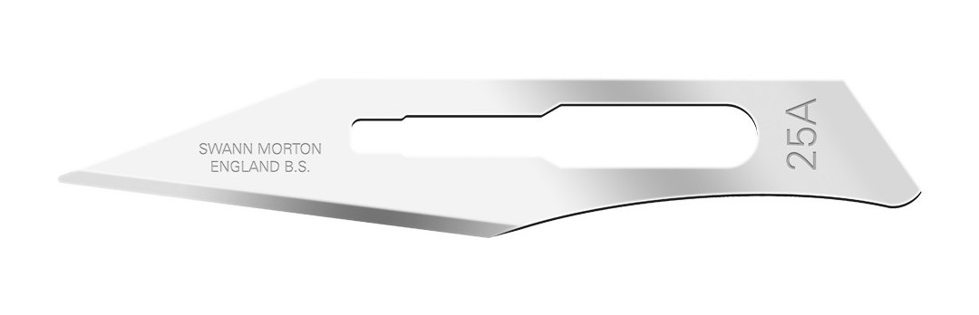 Swann-Morton skalpellblad nr.25A skaft nr.4 (pk.5)