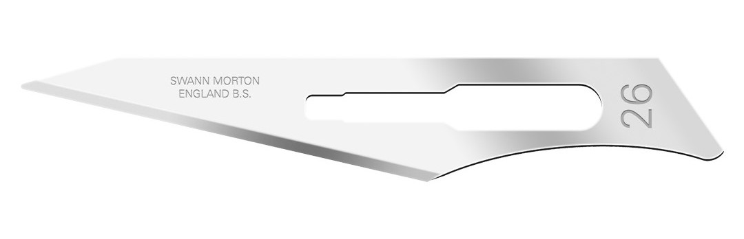 Swann-Morton skalpellblad nr.26 skaft nr.4 (pk.5)