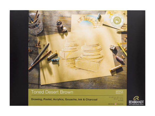 Rembrandt Toned 180g/50ark – Desert Brown A4