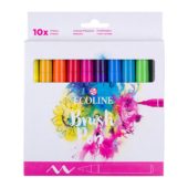 Talens Ecoline Brush Pen - Sett m/10 Primary