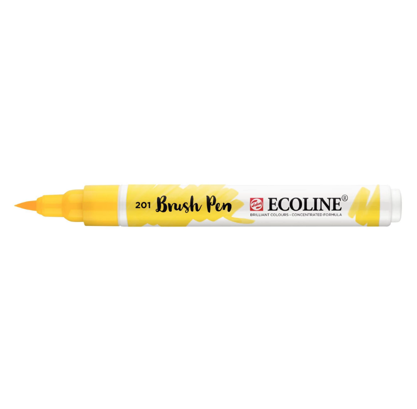 Talens Ecoline Brush Pen - 201 Light Yellow