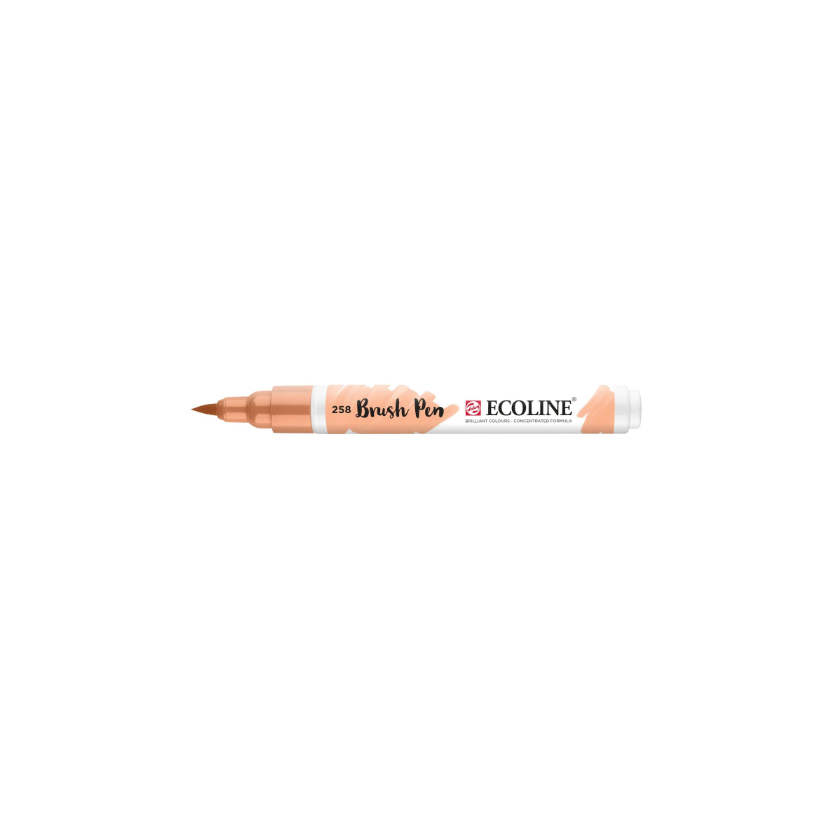 Talens Ecoline Brush Pen - 258 Apricot