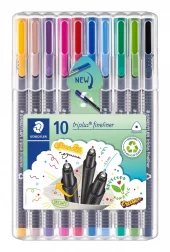 Staedtler Triplus Fineliner 0,3mm set 10 Colours