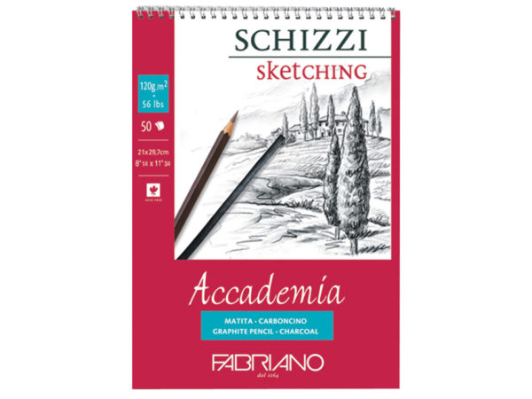 Fabriano Accademia Sketch spiral 120gr. A5 - 50ark