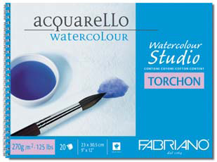 Fabriano Studio Torchon Spiral 270gr. 32X41