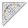 Koh-i-Noor Trekantlinjal m/gradskive 14cm – 180°