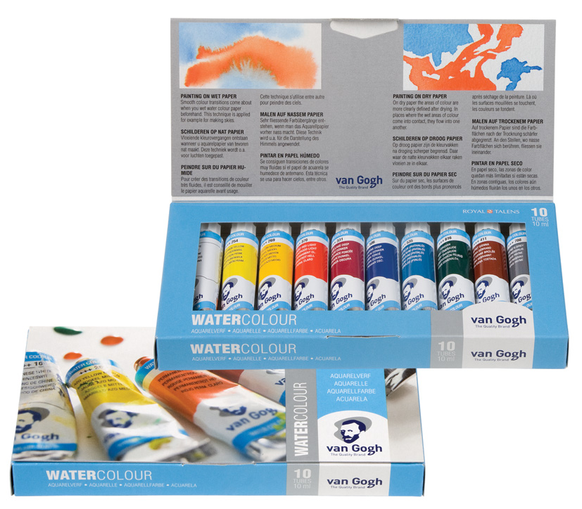 Talens Van Gogh Watercolour Basic 10 10ml tubes