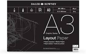 Daler Rowney Layout Pad A3 45gr.
