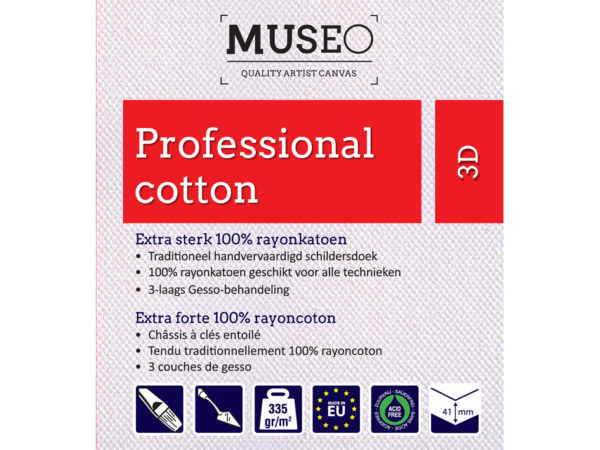 Museo CX 100% Bomull 50x50cm - Profil 41x30mm