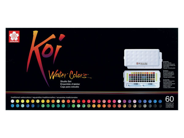 Koi Watercolors 60 sett