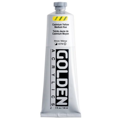 Golden Heavy Body Acrylic 148ml 1554-3 Cadmium Yellow Medium Hue S4