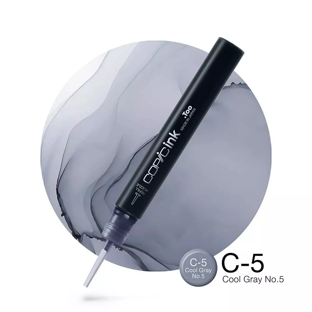 Copic Ink 12ml - C5 Cool Grey No.5