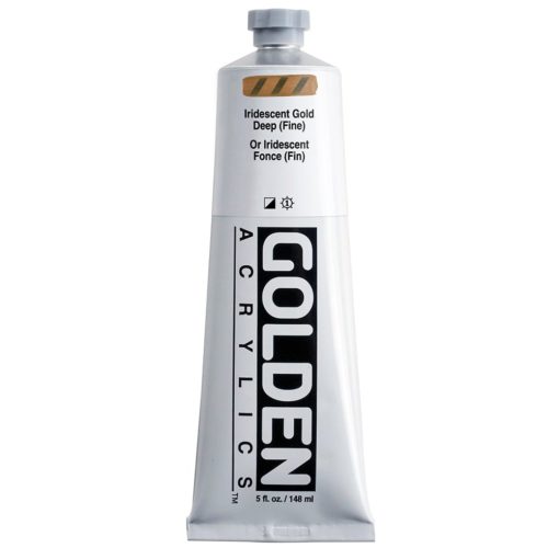 Golden Heavy Body Acrylic 148ml 4015-3 Iridescent Gold Deep S7