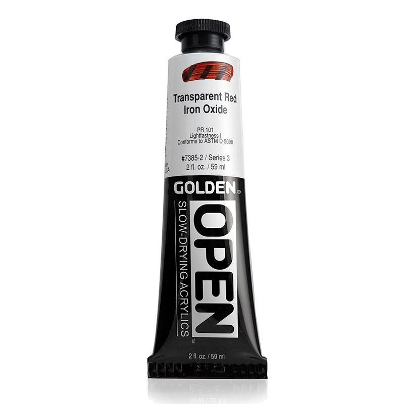 Golden Open Acrylic 59 ml 7385 Transparent Red Iron Oxide S3