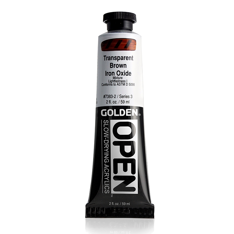 Golden Open Acrylic 59 ml 7383 Transparent Brown Iron Oxide S3